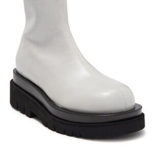 Women Jeffrey Campbell Lug Sole Ankle Sock Booties sz 8